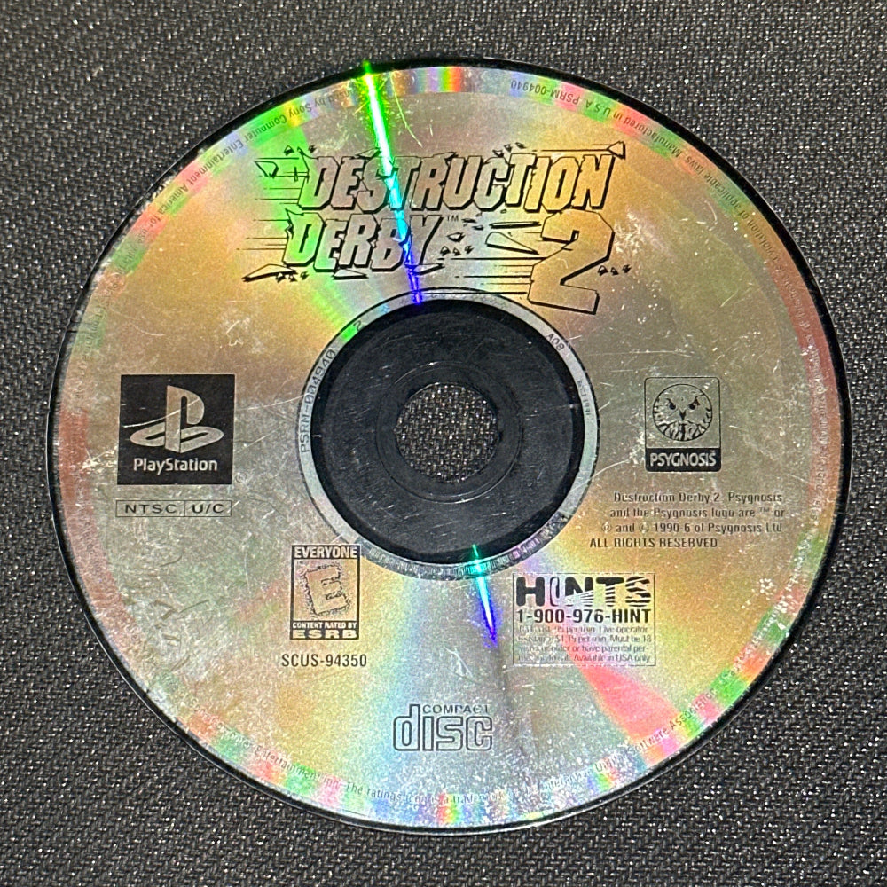 Destruction Derby 2 for PlayStation (Loose Disc)