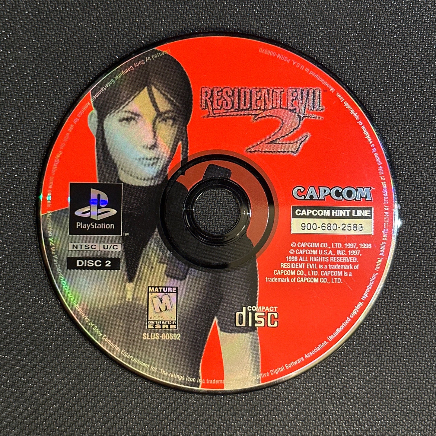 Resident Evil 2 for PlayStation 2 (Loose Disc)
