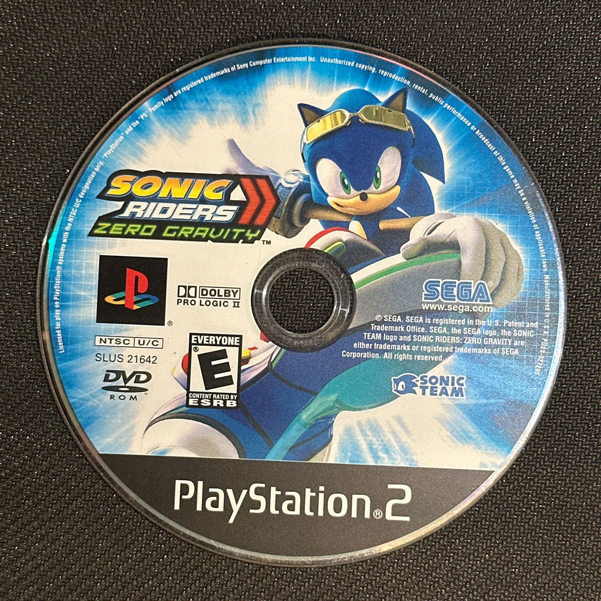Sonic Riders Zero Gravity for PlayStation 2 (Loose Disc)