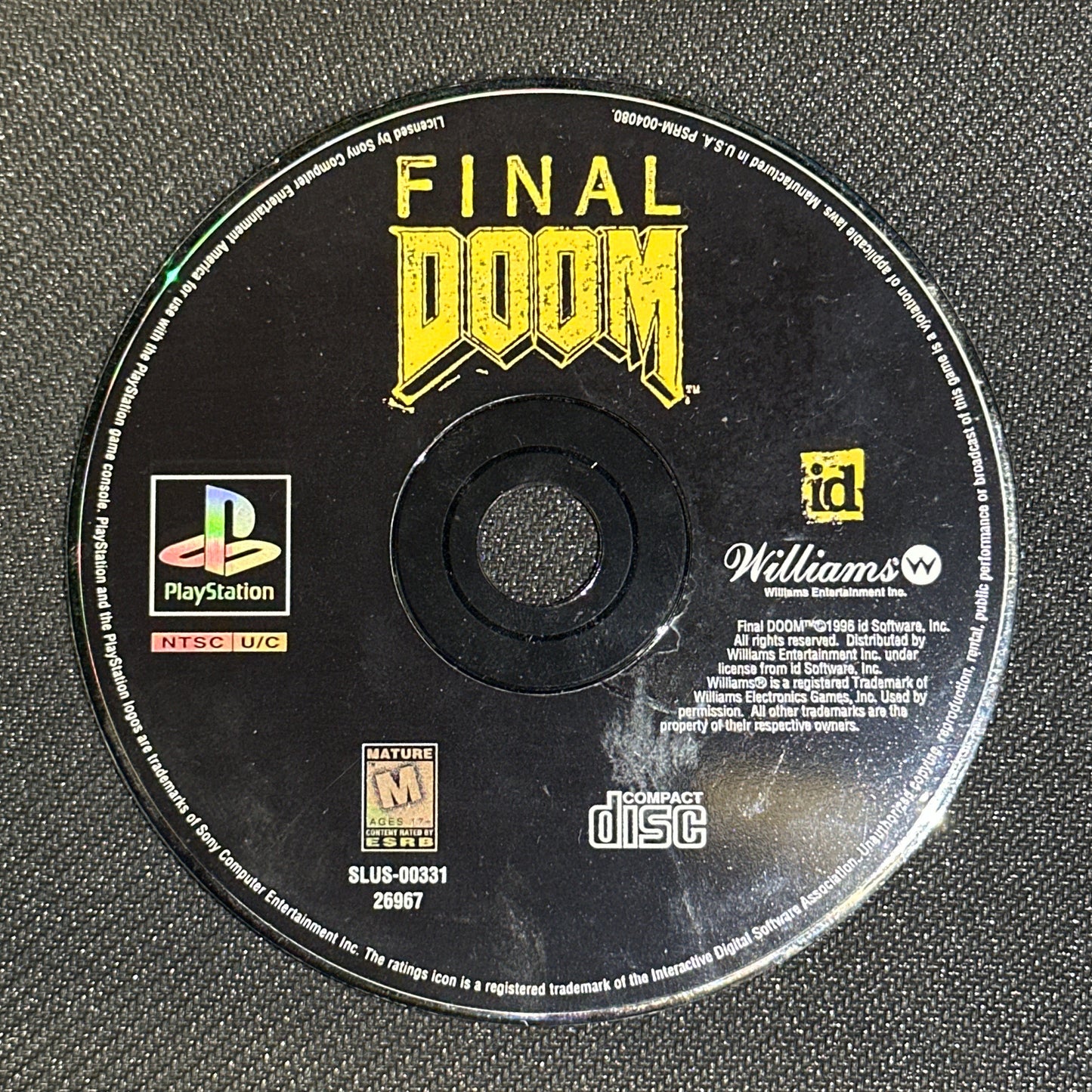 Final Doom for PlayStation (Loose Disc)