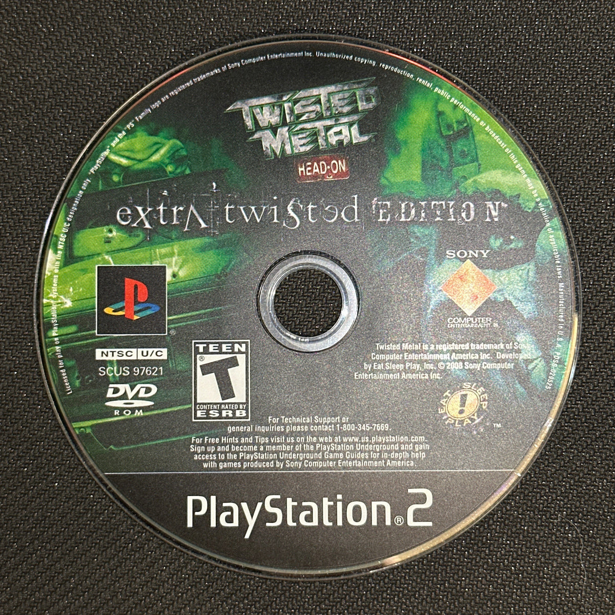 Twisted Metal Head On for PlayStation 2 (Loose Disc)