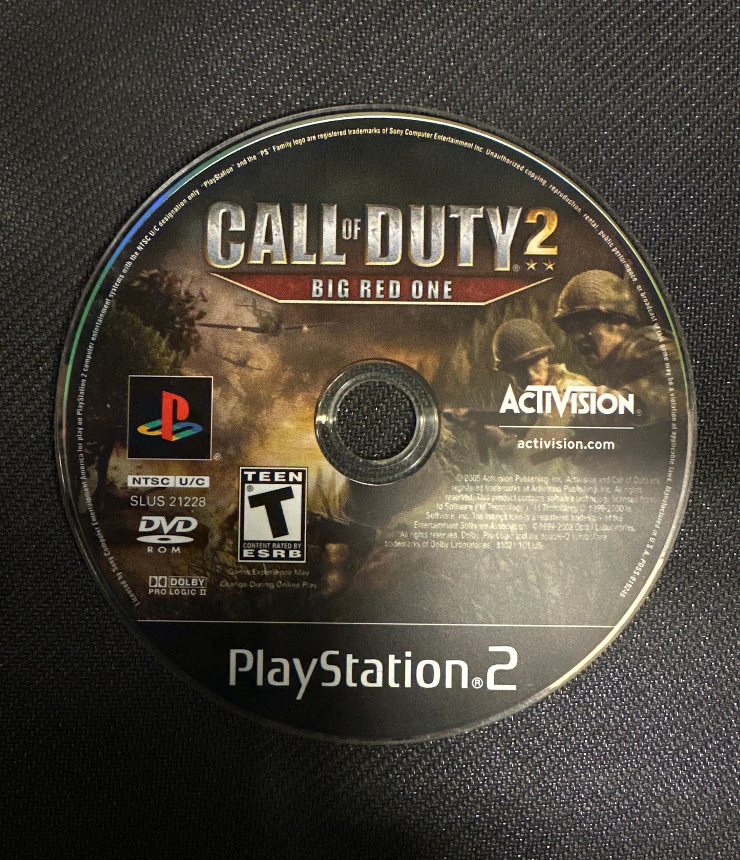 Call of Duty 2: Big Red One for PlayStation 2 (Loose Disc)