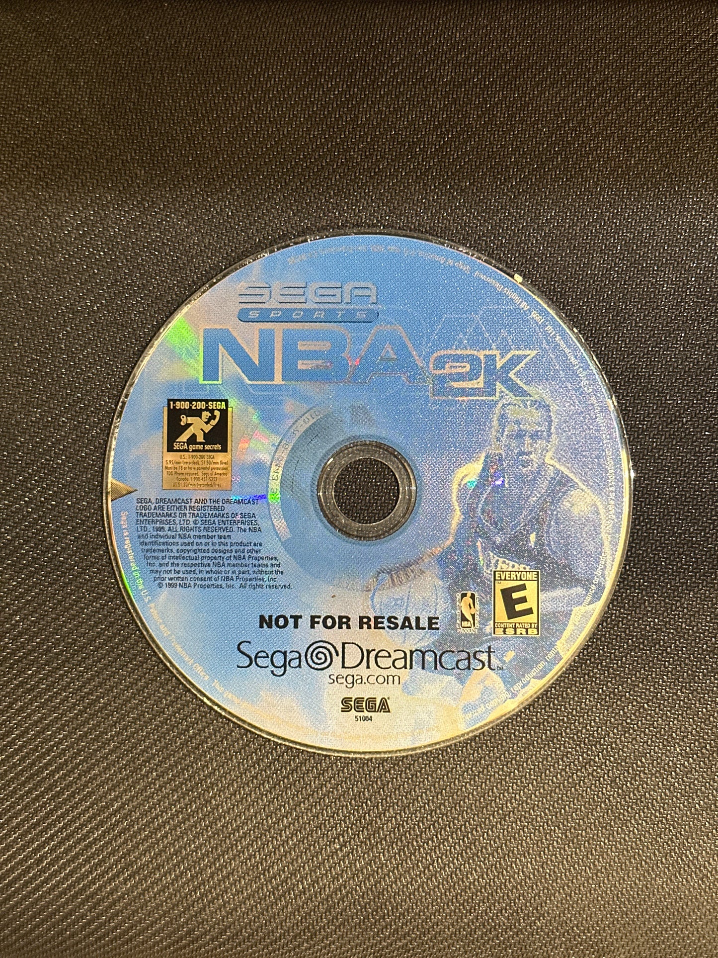 NBA 2K (Not for Resale) for Sega Dreamcast (Loose Disc)
