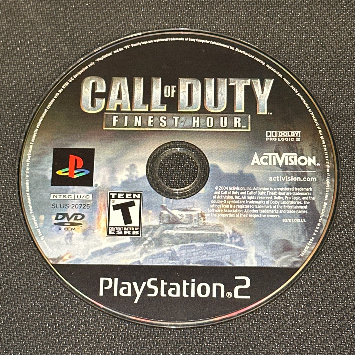 Call of Duty: Finest Hour for PlayStation 2 (Loose Disc)