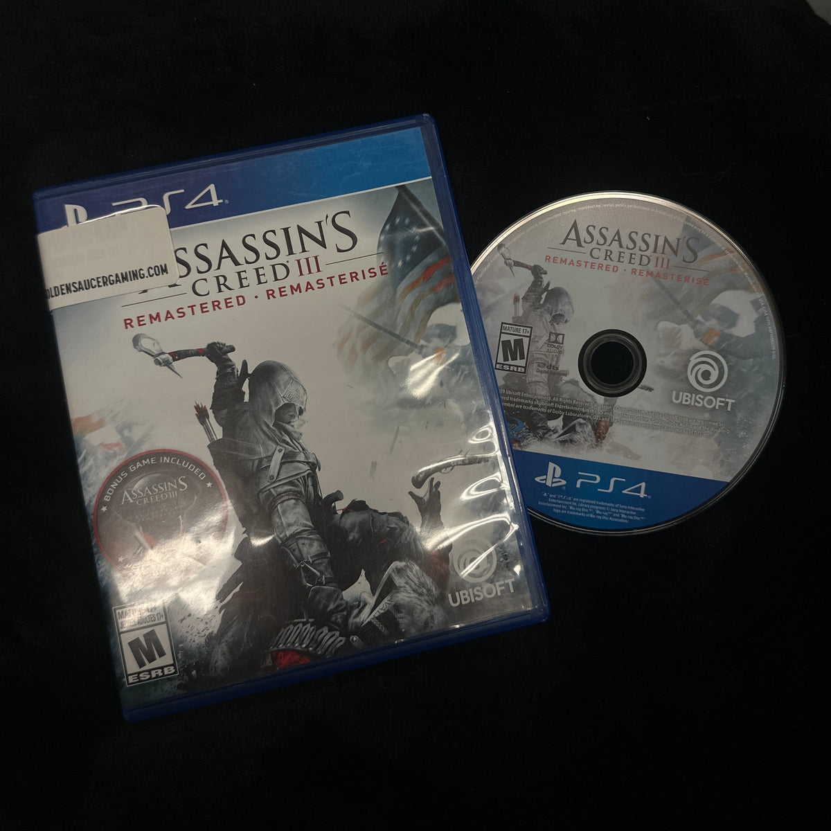Assassin’s Creed III Remastered for PS4 (Disc + Case)