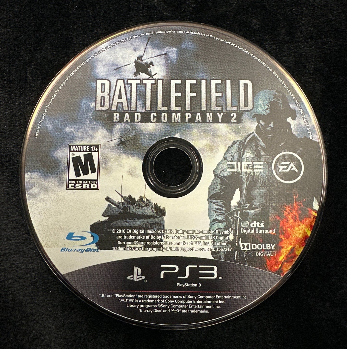 Battlefield Bad Company 2 for PlayStation 3 (Loose Disc)