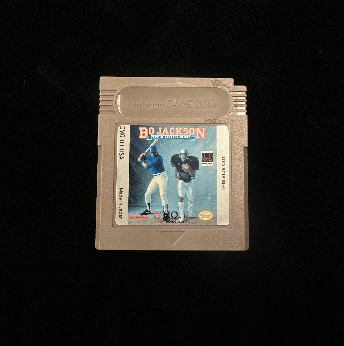 Bo Jackson Two Games in One for Game Boy
