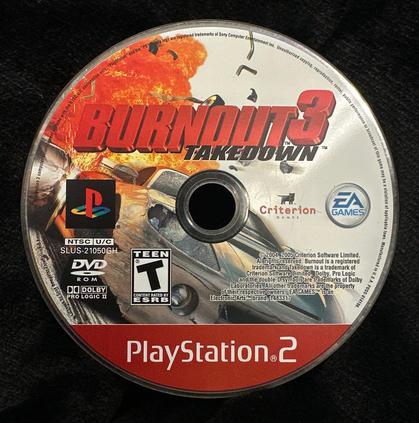 Burnout 3 Takedown (Greatest Hits) for PlayStation 2 (Loose Disc)