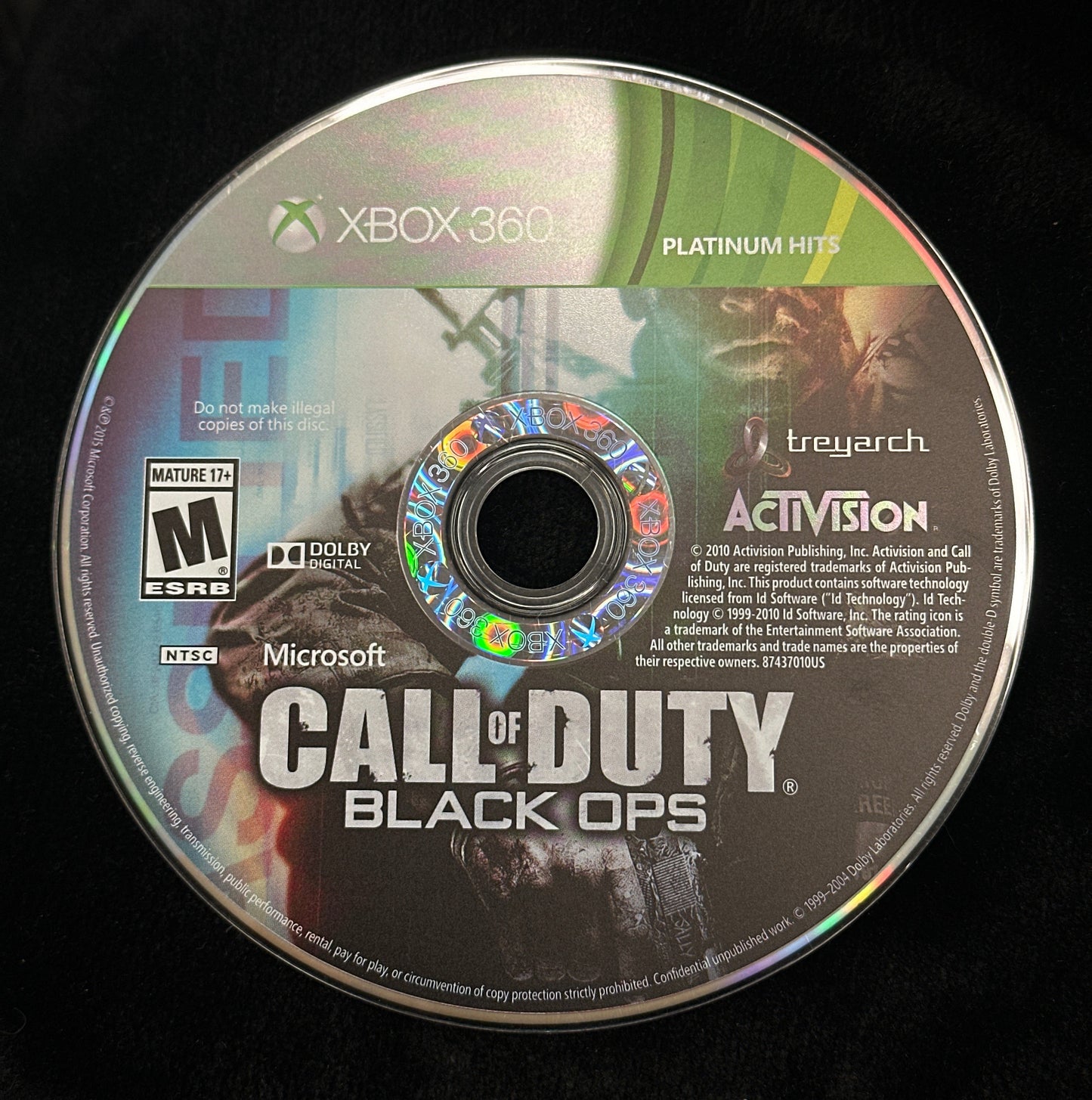 Call of Duty Black Ops (Platinum Hits) for Xbox 360 (Loose Disc)