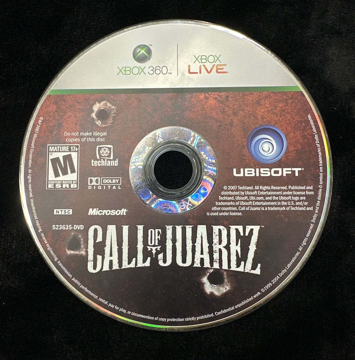 Call of Juarez for Xbox 360 (Loose Disc)
