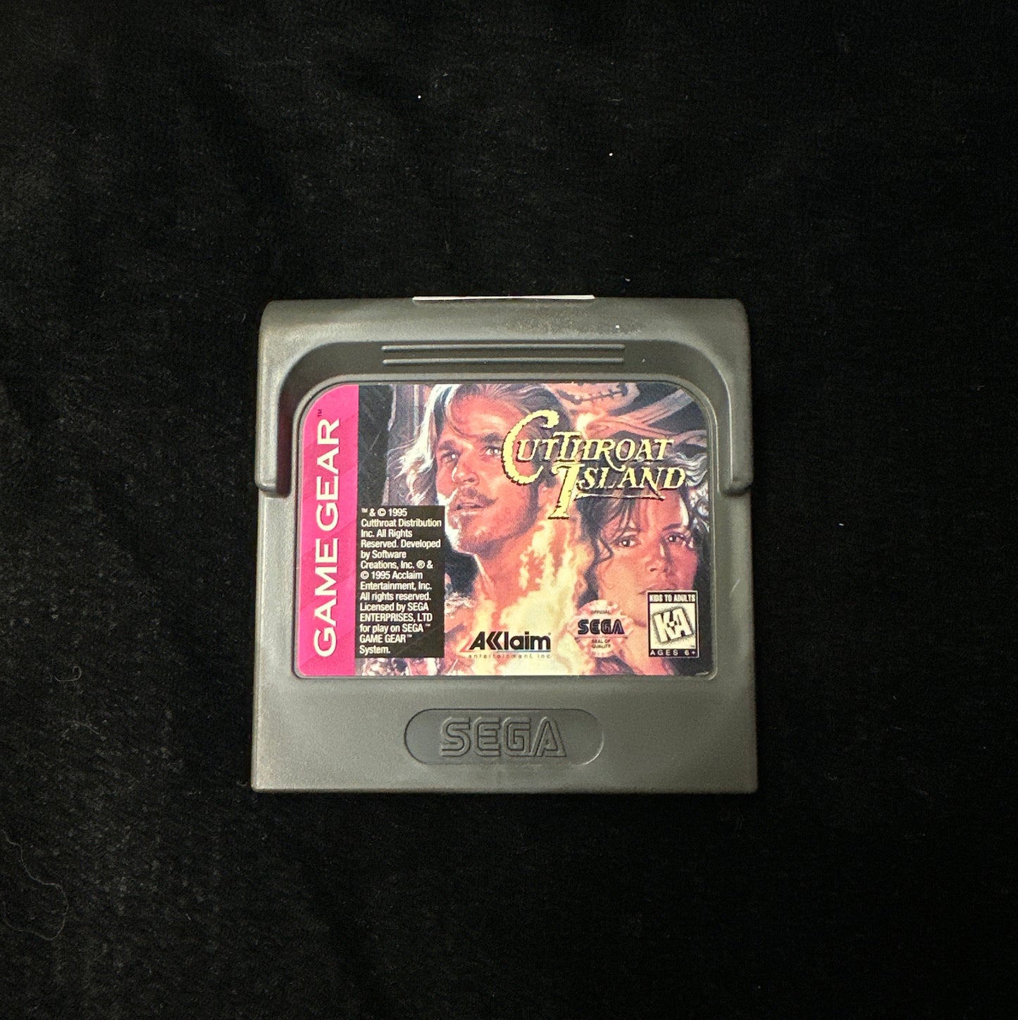 Cutthroat Island for Sega Game Gear