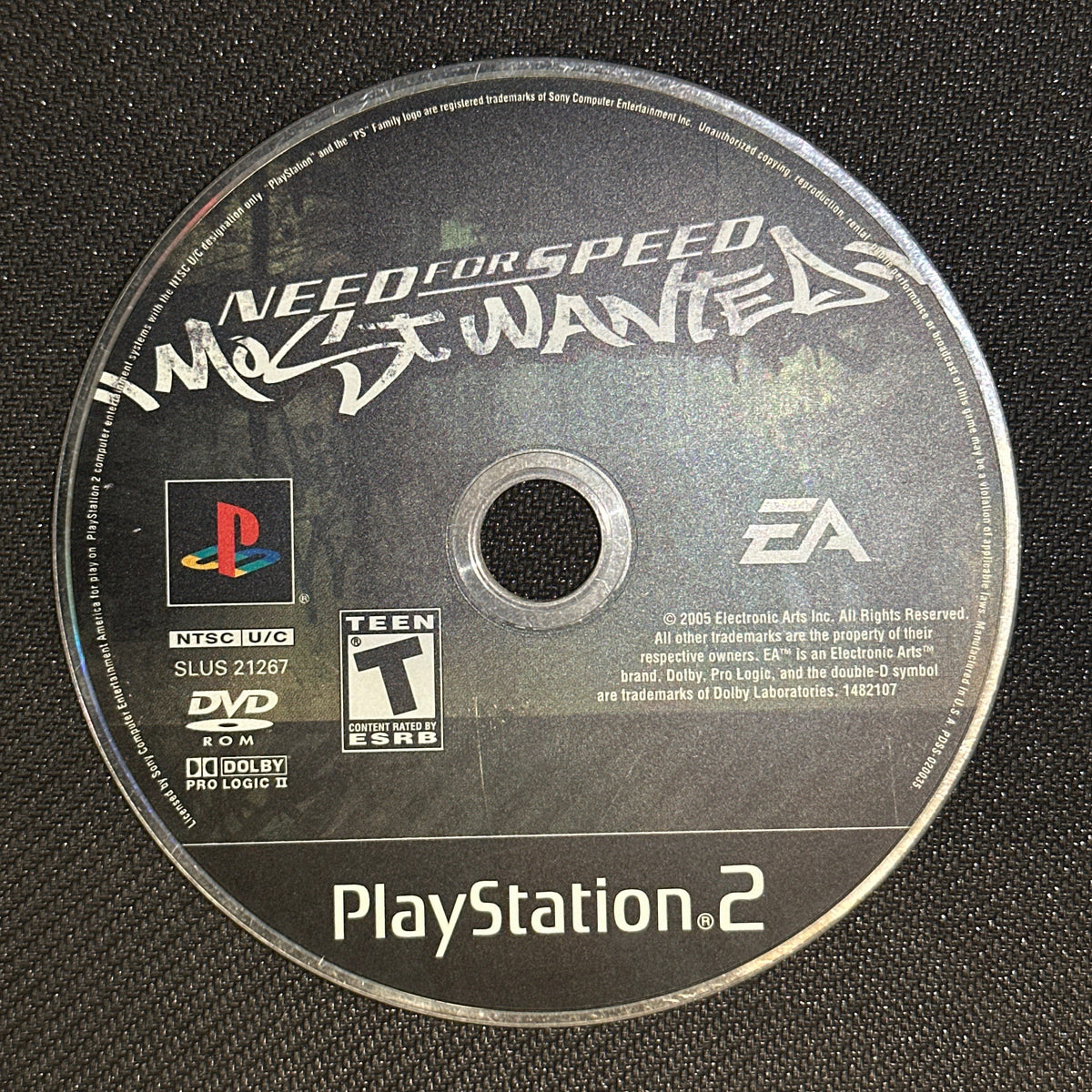 Need For Speed Most Wanted for PlayStation 2 (Loose Disc)