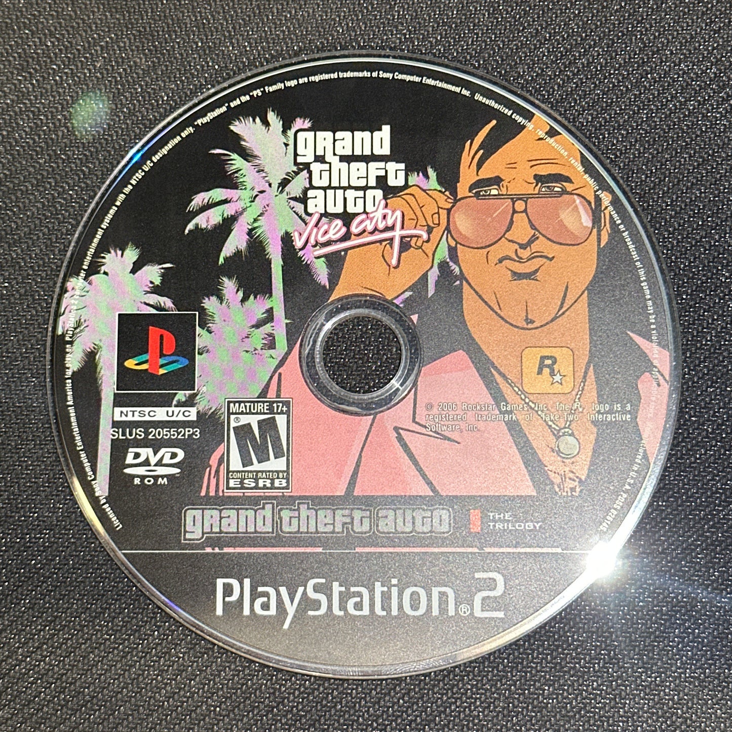Grand Theft Auto The Trilogy (Vice City Disc) for PlayStation 2 (Loose Disc)