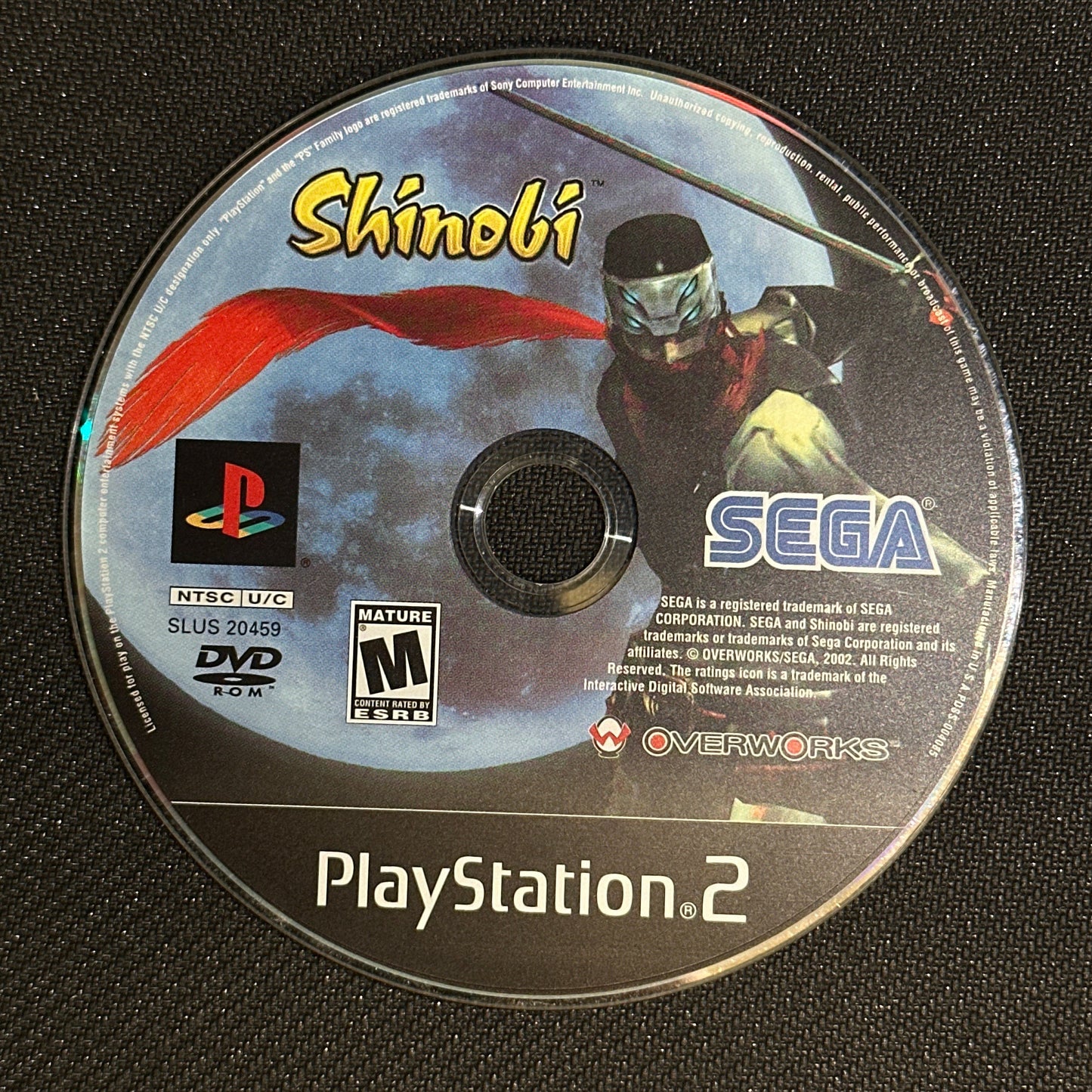 Shinobi for PlayStation 2 (Loose Disc)