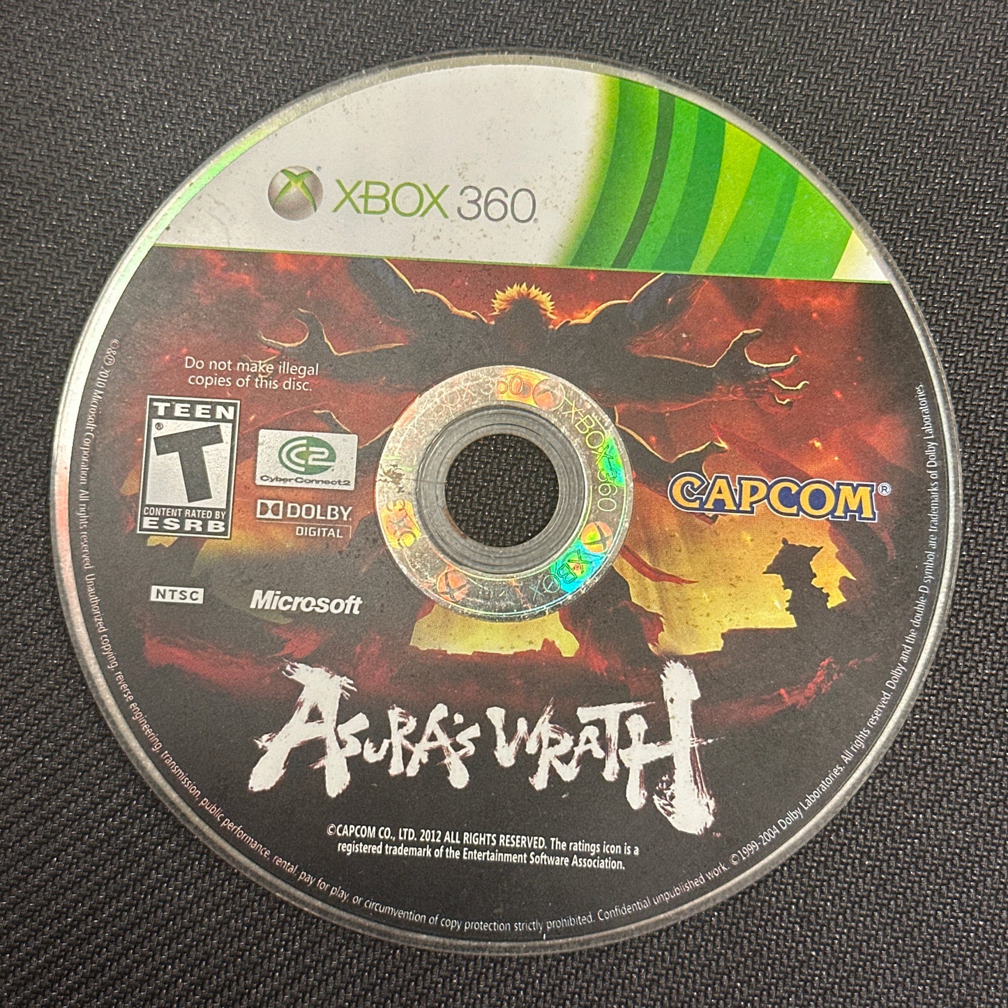 Asura’s Wrath for Xbox 360 (Loose Disc)