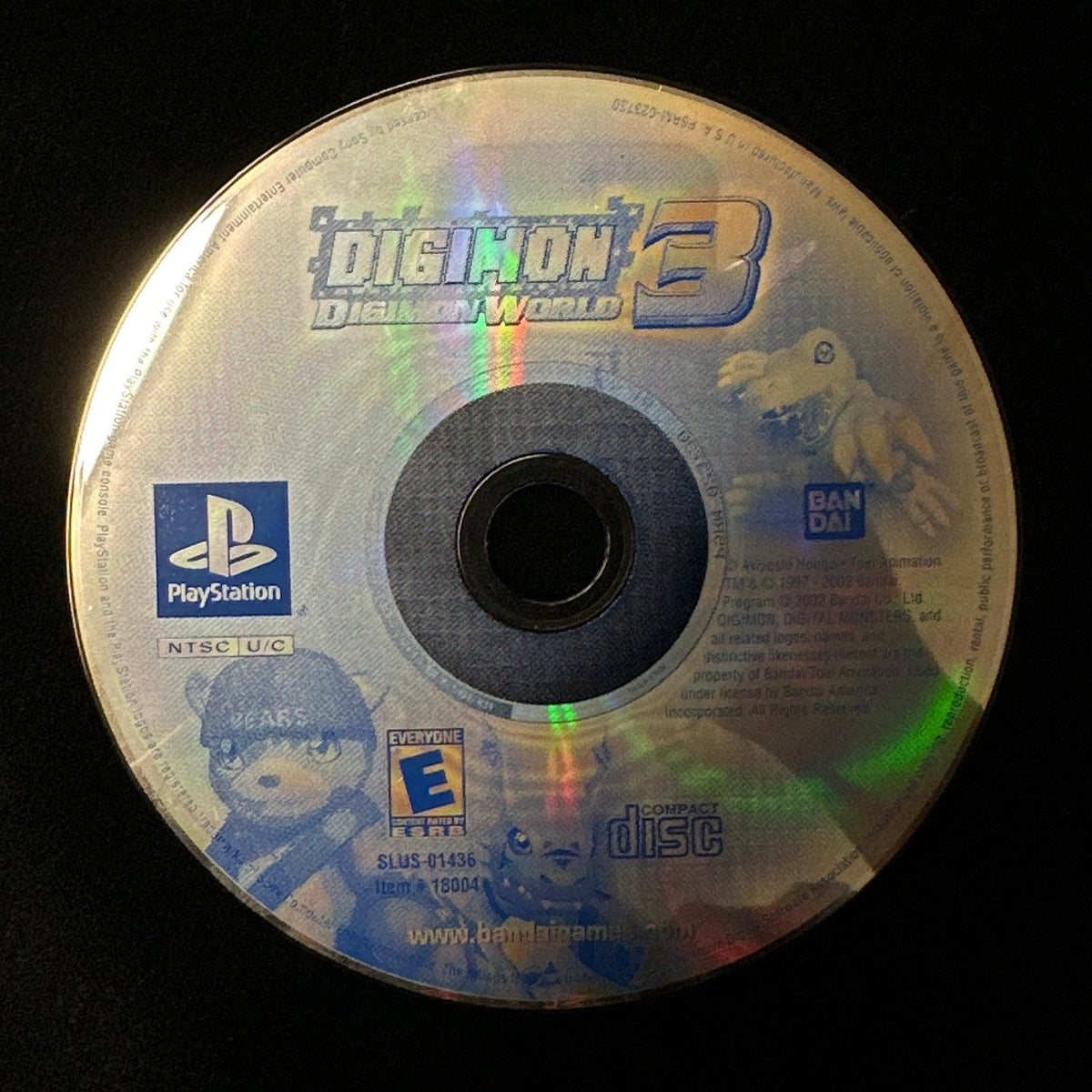 Digimon World 3 for PlayStation (loose disc)