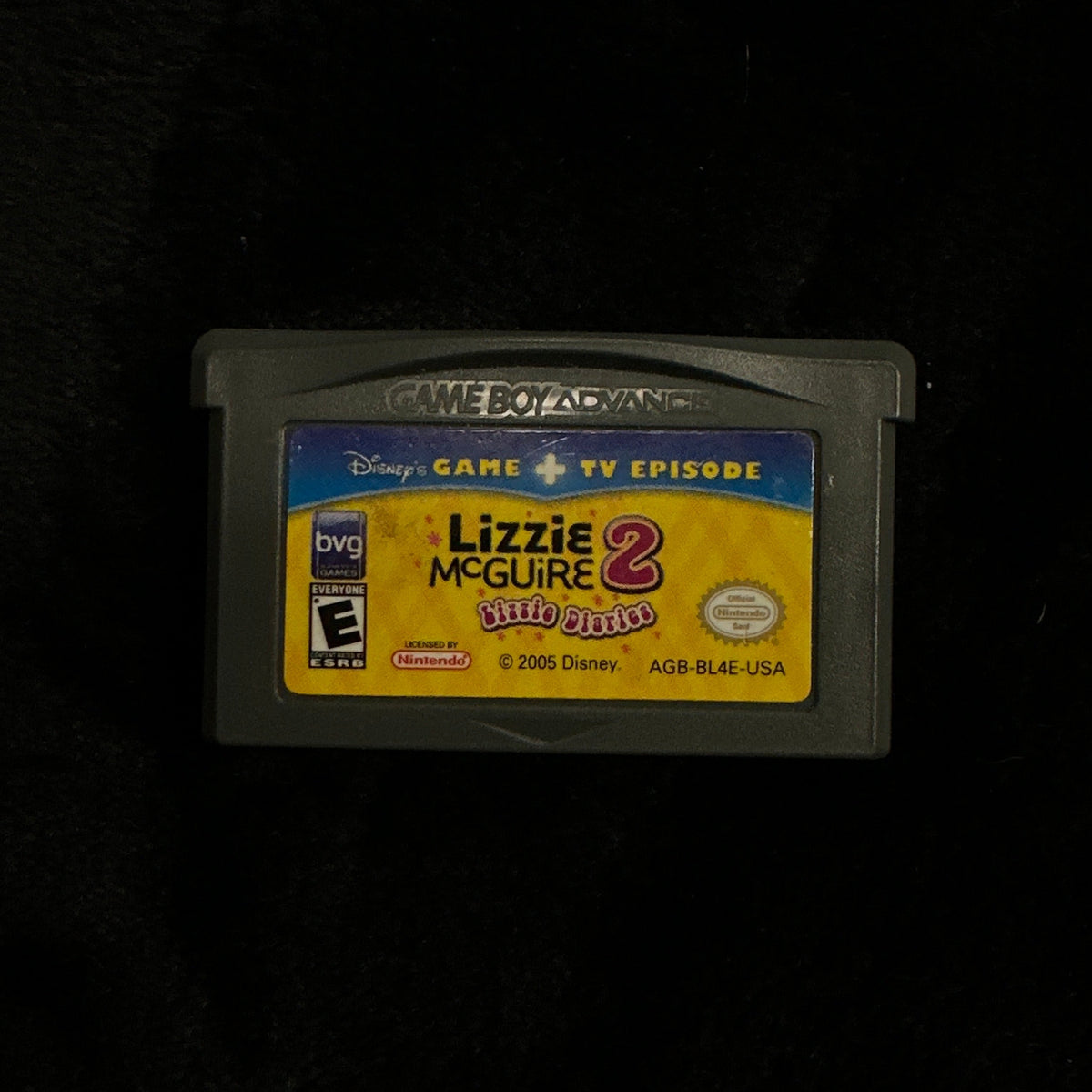 Disney’s Lizzie McGuire 2 Little Diaries Game + TV Episode for Game Boy Advance