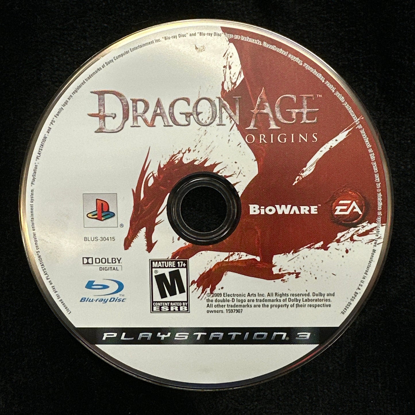Dragon Age Origins for PlayStation 3 (Loose Disc)