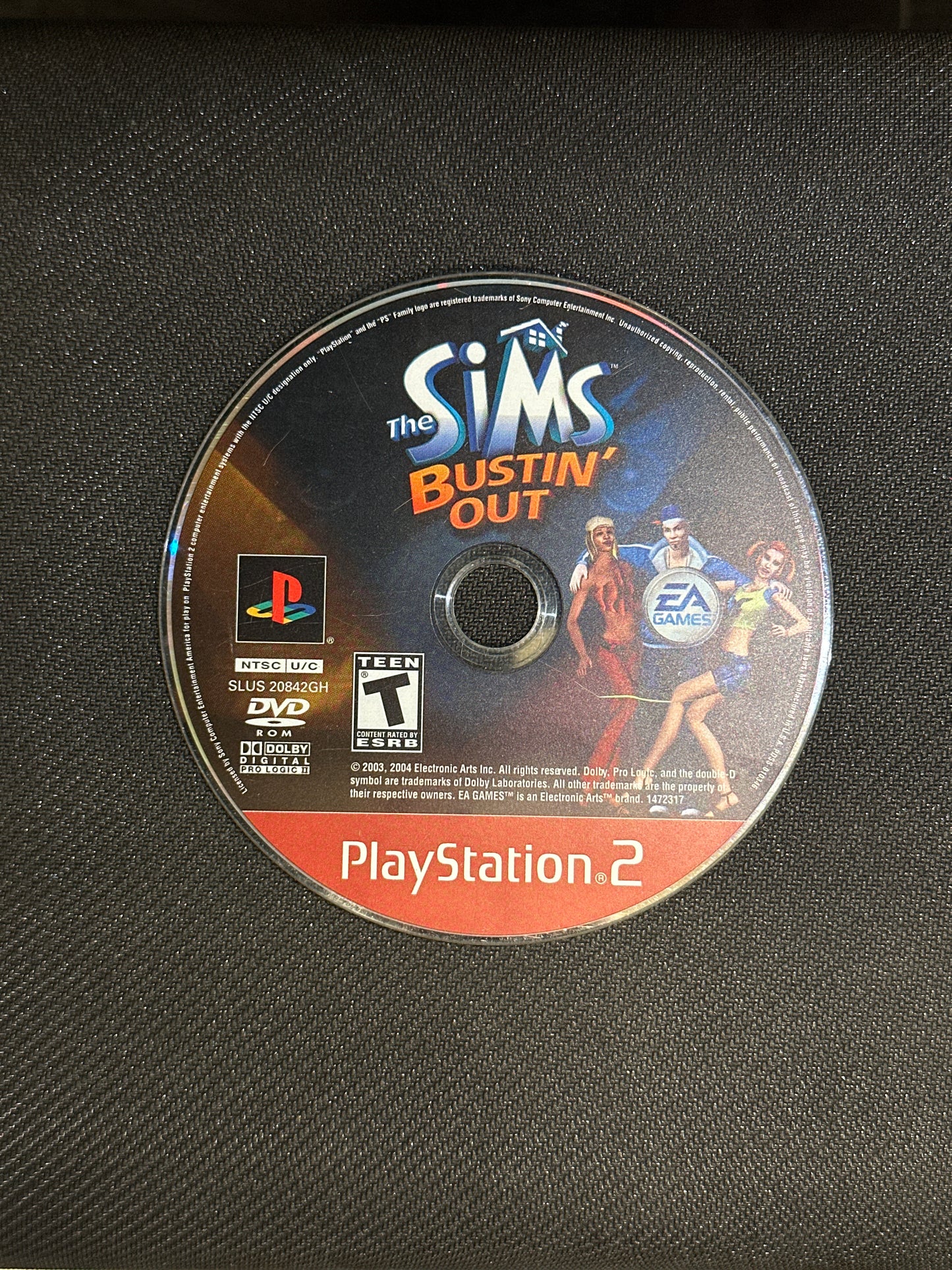 The Sims: Bustin Out (Greatest Hits) For PlayStation 2 (Loose Disc)