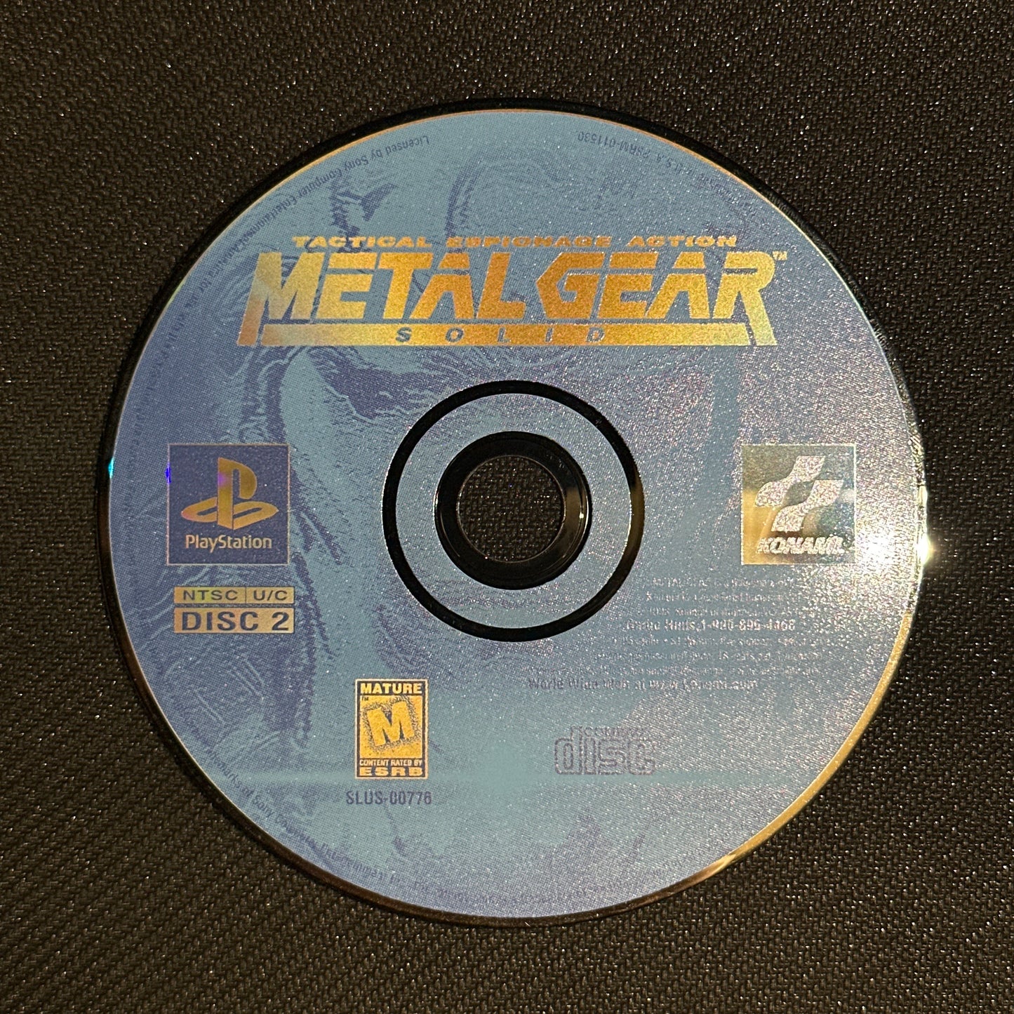 Metal Gear Solid for PlayStation (Loose Disc)