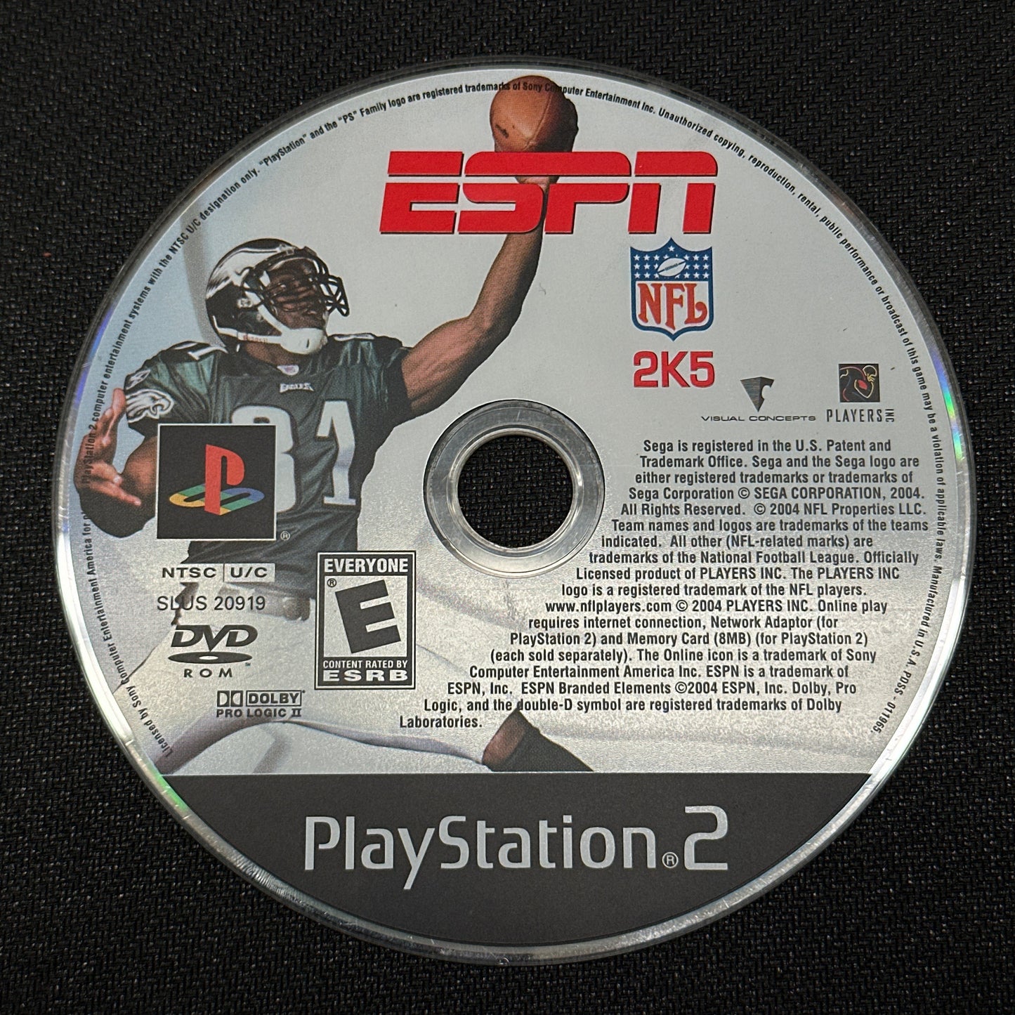 ESPN NFL 2K5 for PlayStation 2 (Loose Disc)