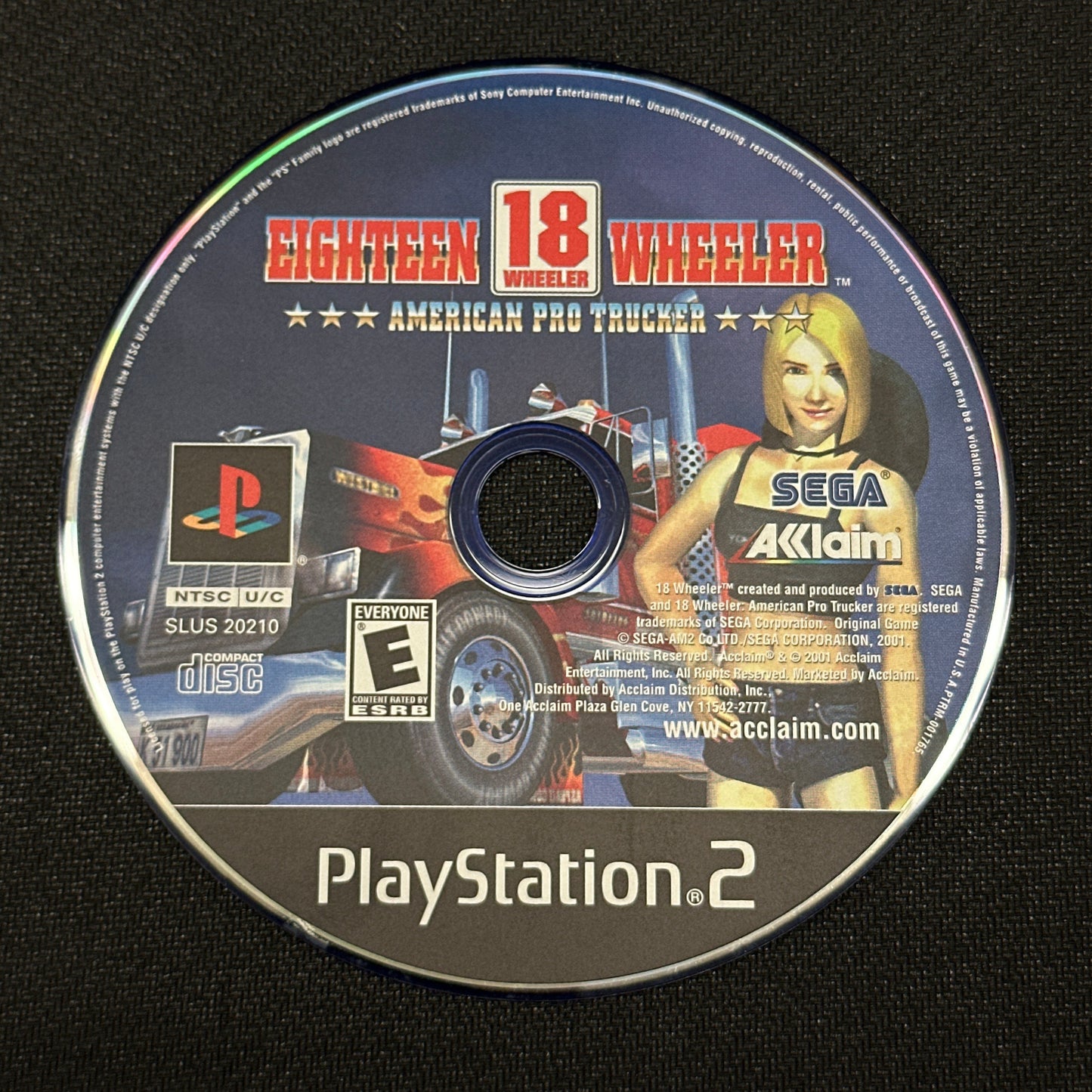 Eighteen Wheeler American Pro Trucker for PlayStation 2 (Loose Disc)