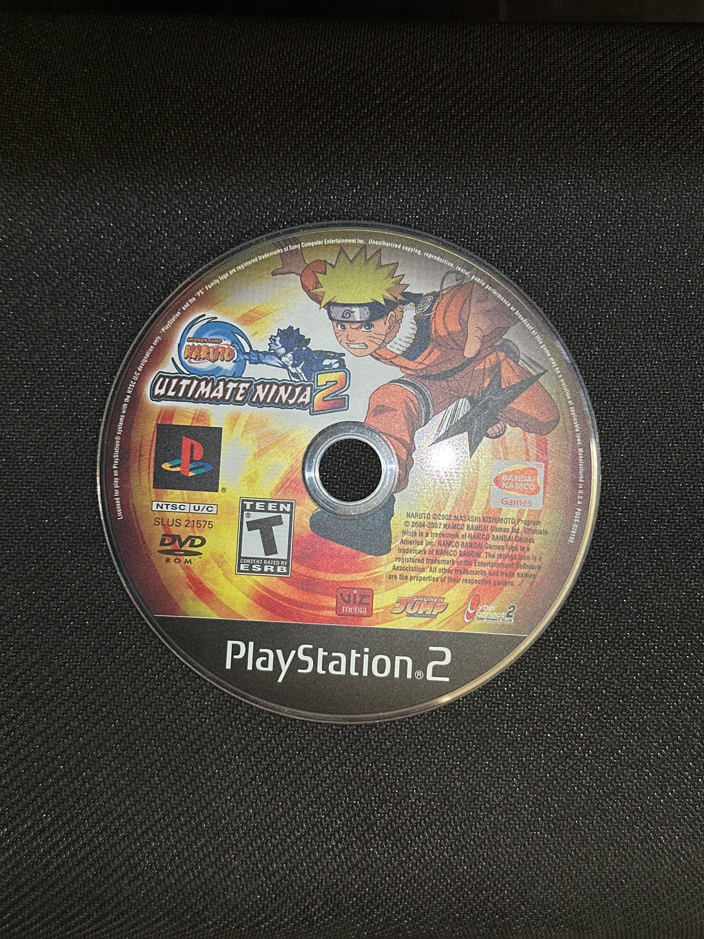 Naruto Ultimate Ninja 2 for PlayStation 2 (loose Disc)