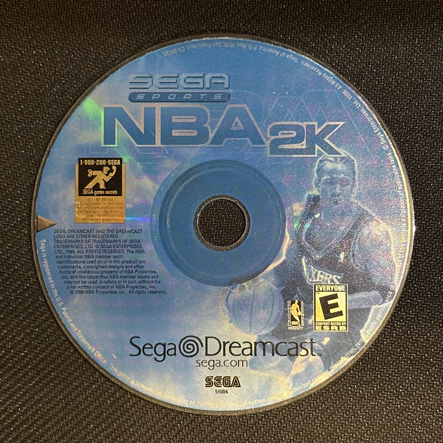 NBA 2K for Sega Dreamcast (Loose Disc)
