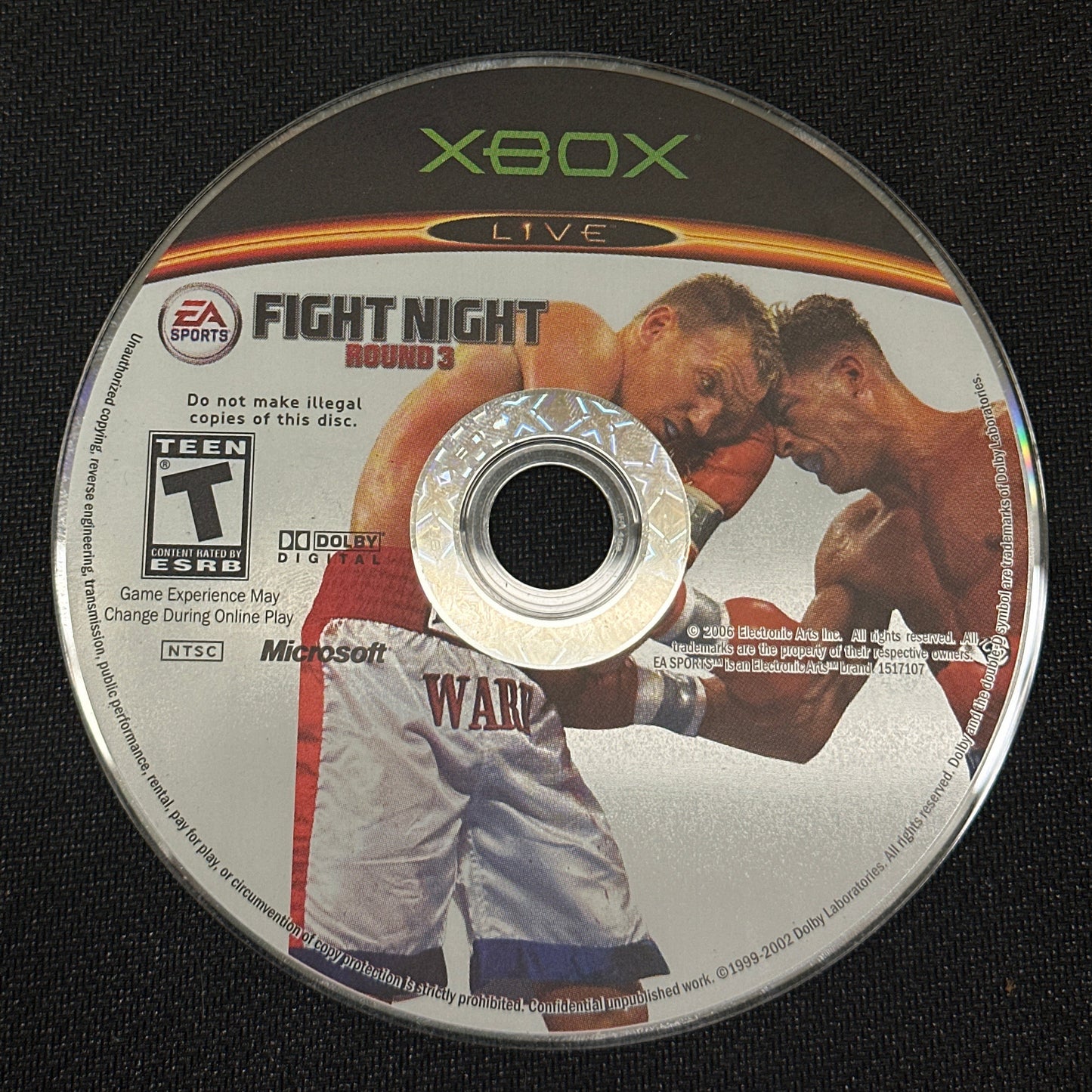 Fight Night Round 3 for Xbox (Loose Disc)