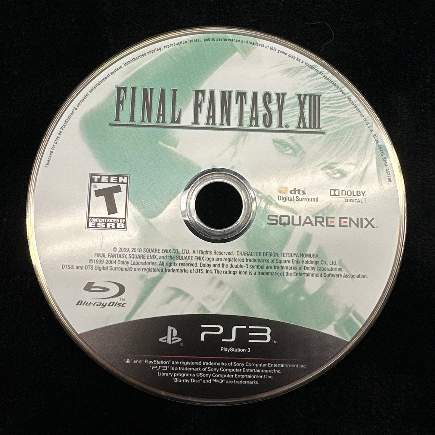 Final Fantasy XIII for PS3 (Loose Disc)