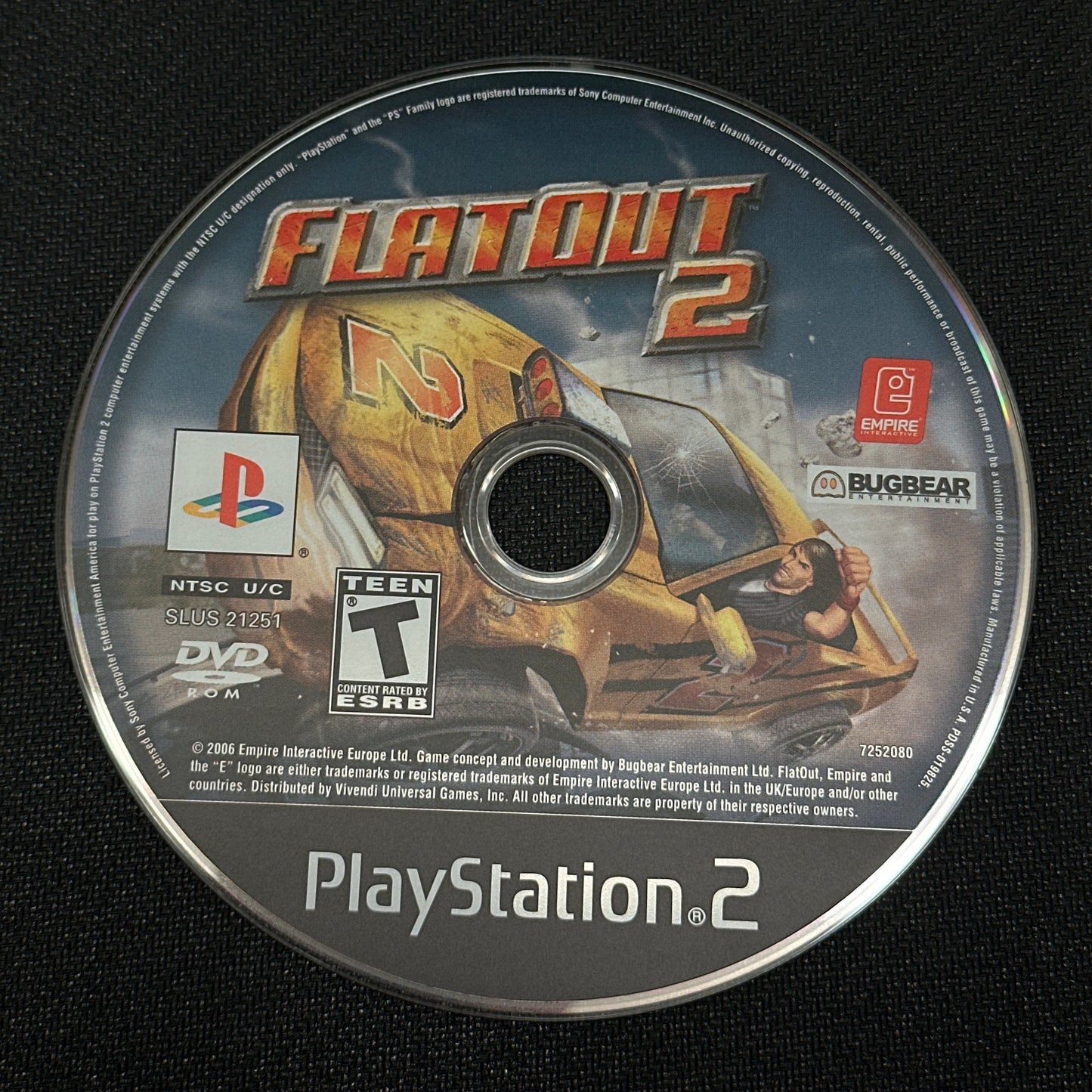Flatout 2 for PlayStation 2 (Loose Disc)