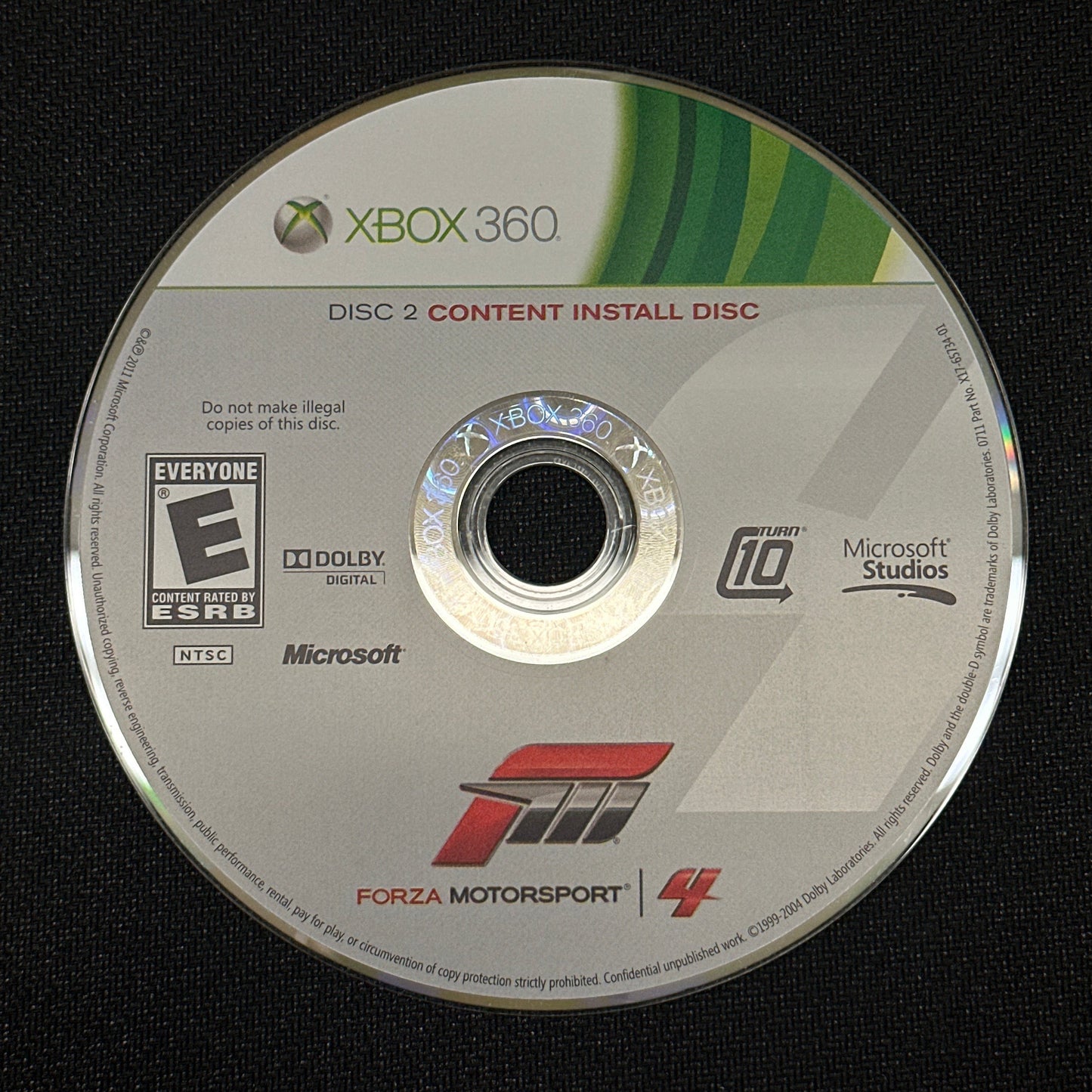 Forza Motorsport 4 (Disc 1 & 2) for Xbox 360 (Loose Disc)