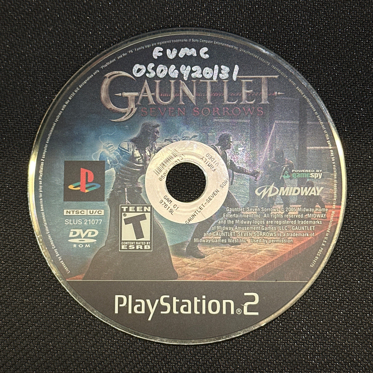 Gauntlet Seven Sorrows for PlayStation 2 (Loose Disc)