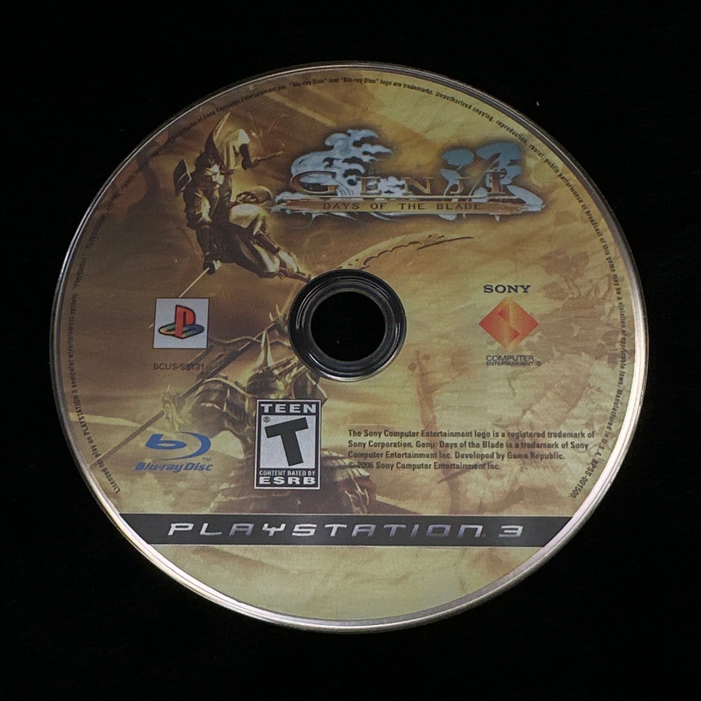 Genji Days of the Blade for PS3 (Loose Disc)