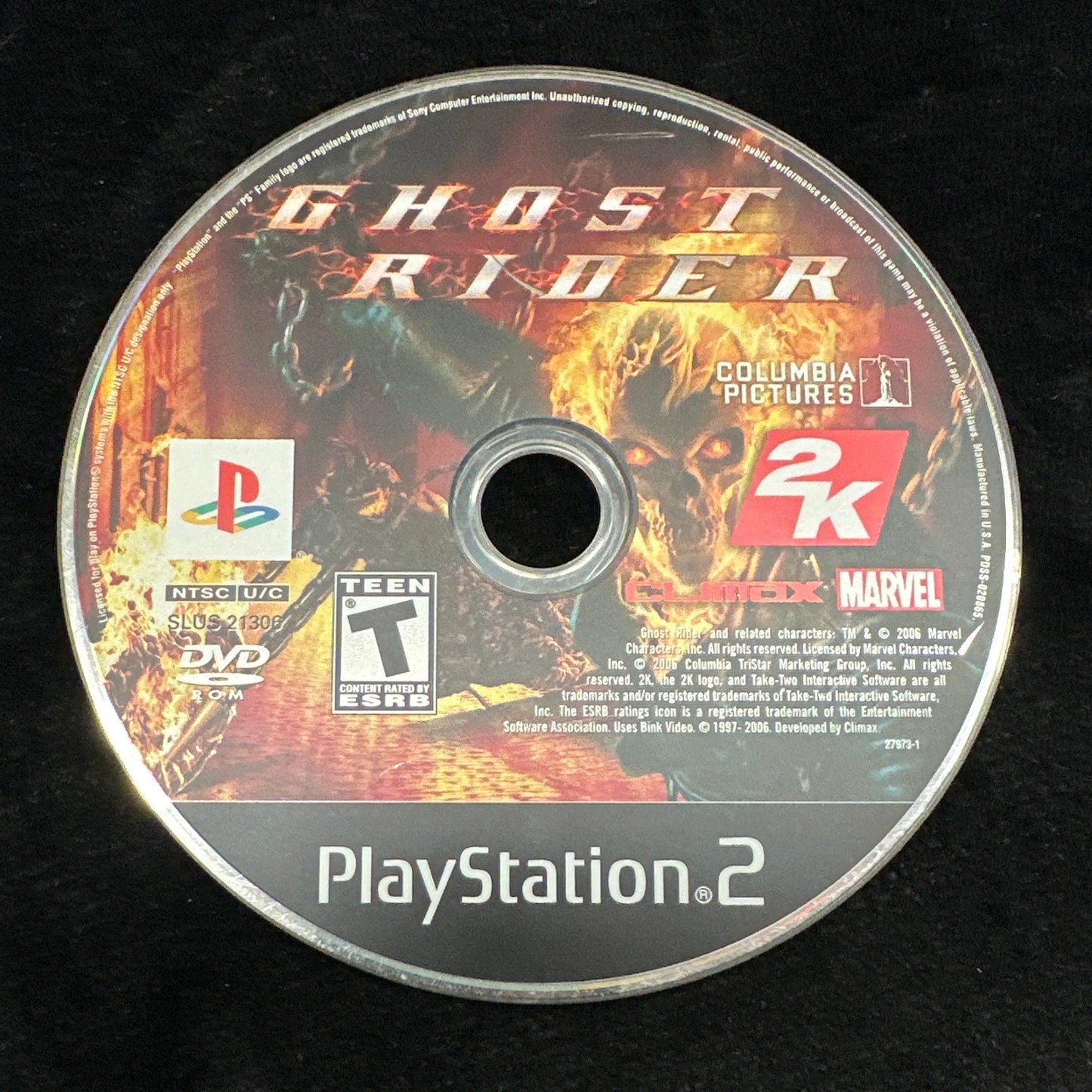 Ghost Rider for PS2 (Loose Disc)
