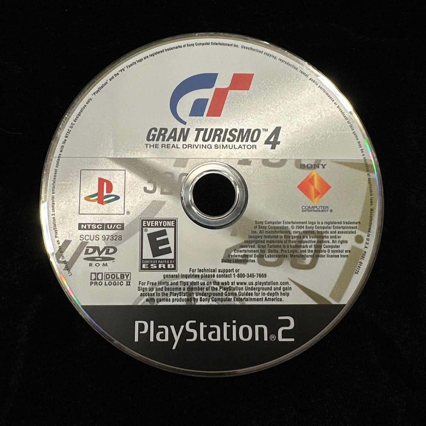 Gran Turismo 4 for PS2 (Loose Disc)