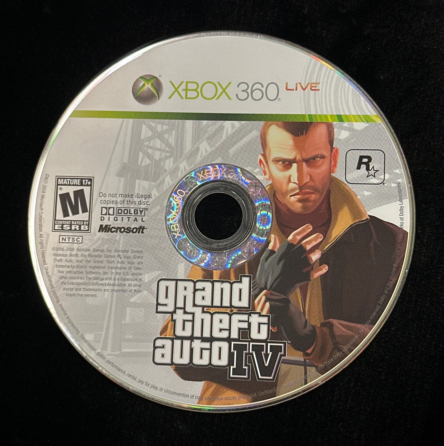 Grand Theft Auto IV for Xbox 360 (Loose Disc)
