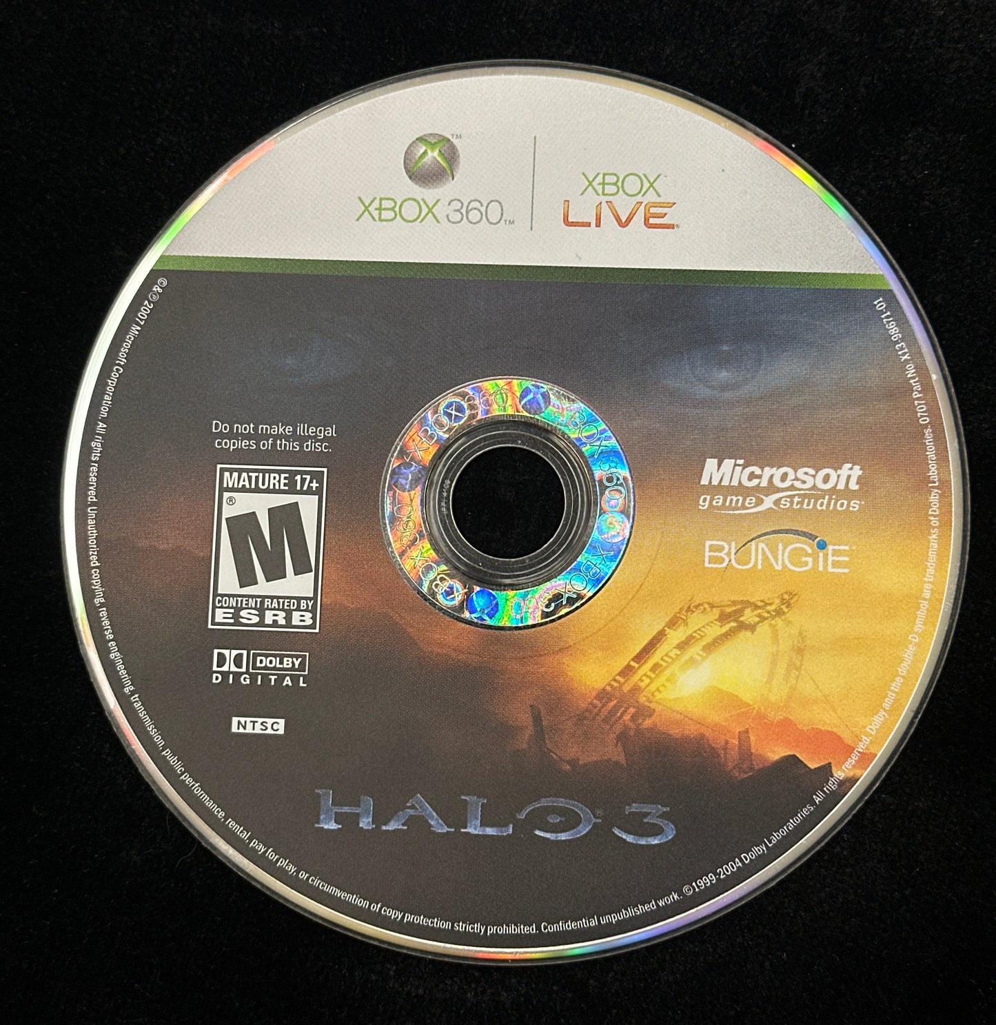 Halo 3 for Xbox 360 (loose disc)