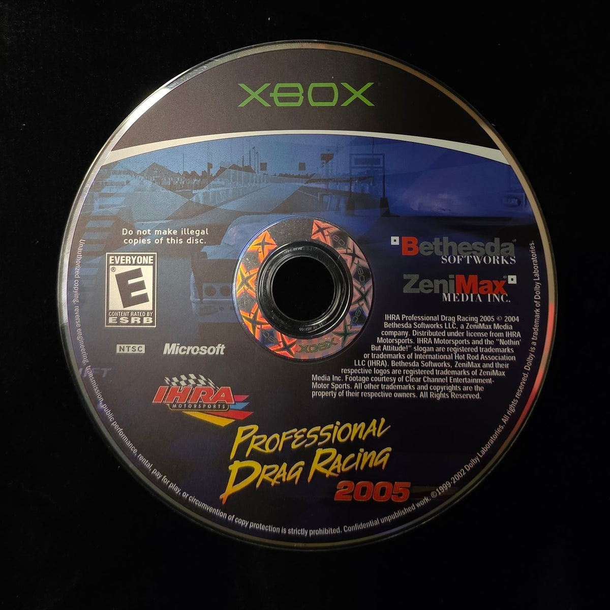 IHRA Professional Drag Racing 2005 for Xbox (loose disc)