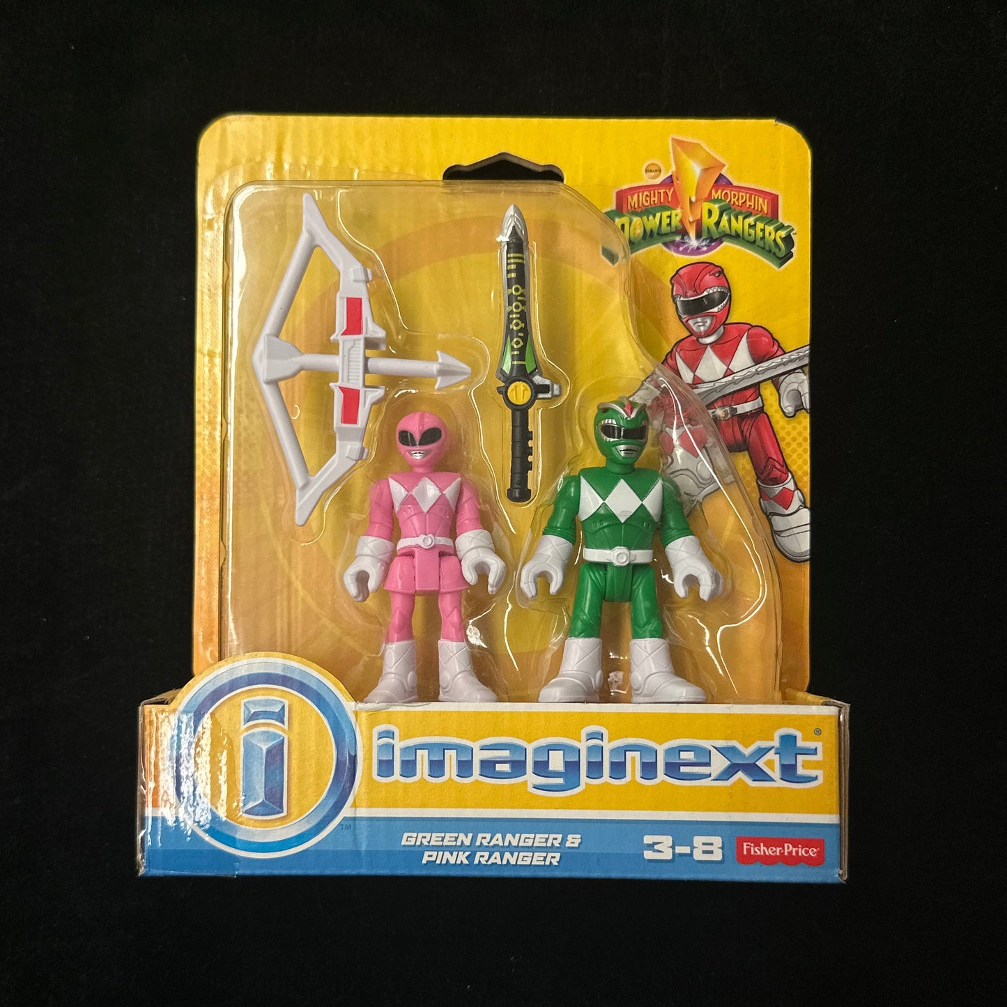 Imaginext Mighty Morphin Green Ranger & Pink Ranger Figure Pack