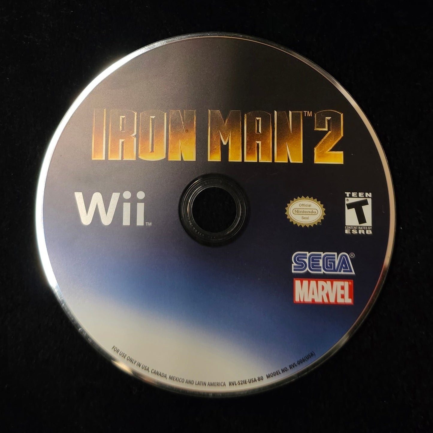 Iron Man 2 for Wii (loose disc)