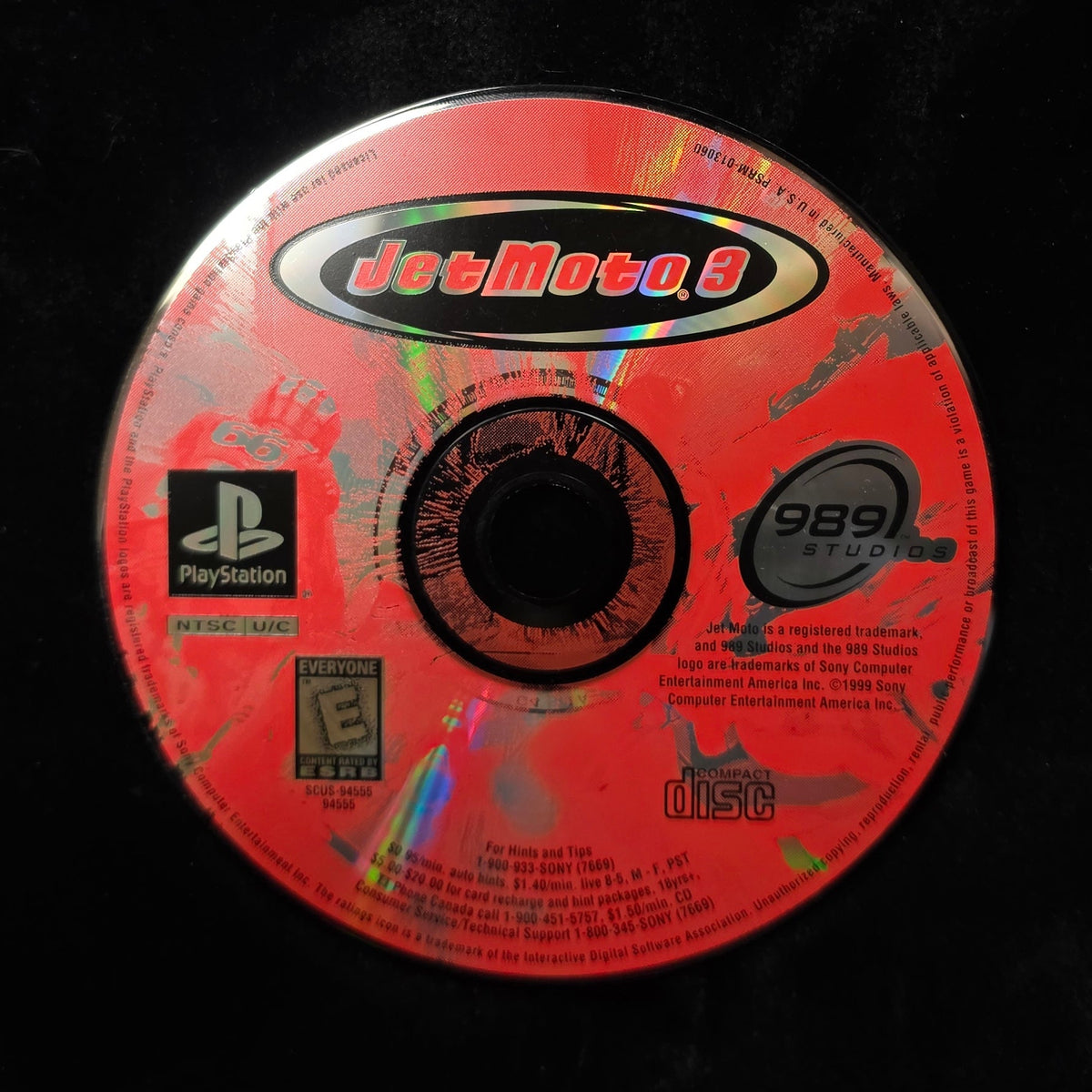 Jet Moto 3 for PlayStation (Loose Disc)