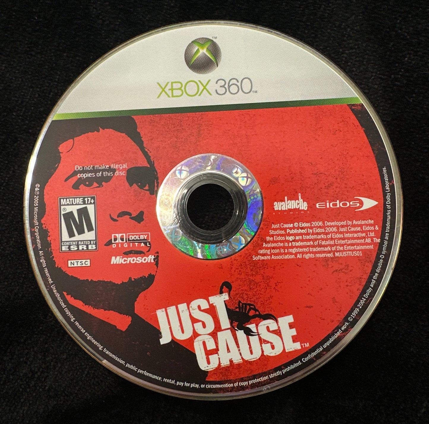 Just Cause for Xbox 360 (Loose Disc)