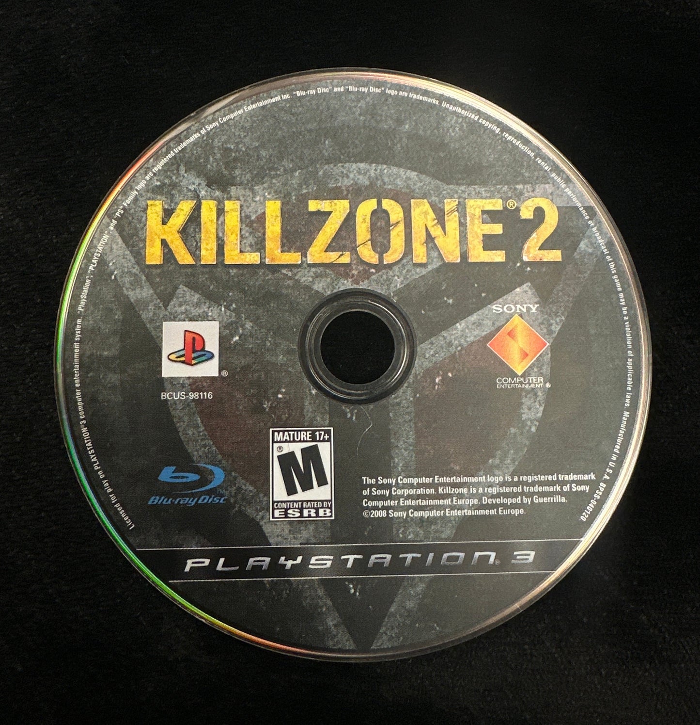Killzone 2 for Playstation 3 (Loose Disc)