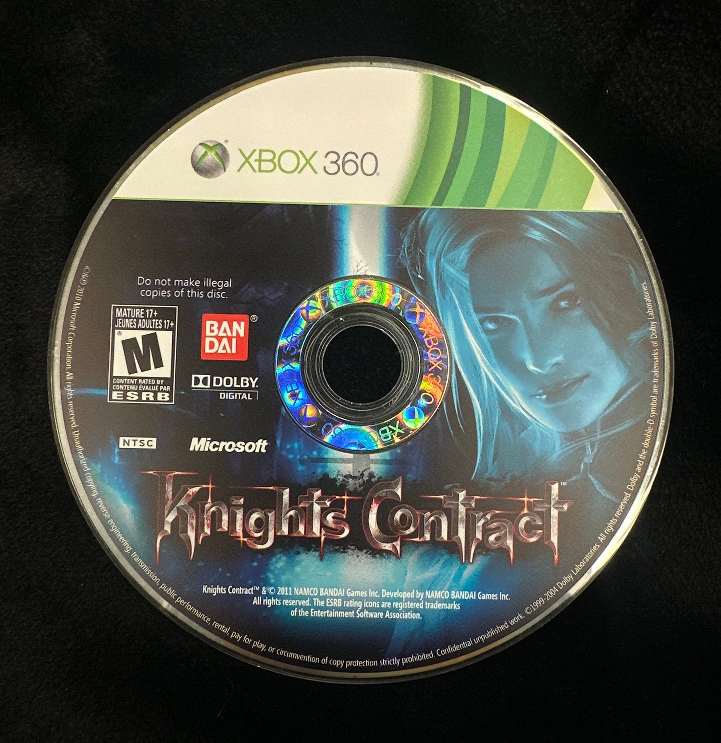 Knight's Contract for Xbox 360 (Loose Disc)