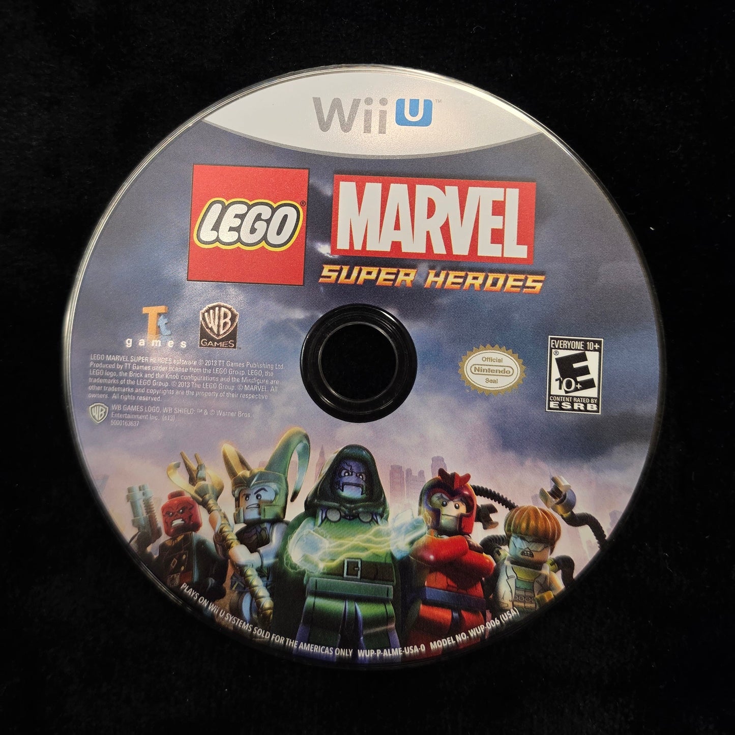 LEGO Marvel Super Heroes for Wii U (loose disc)
