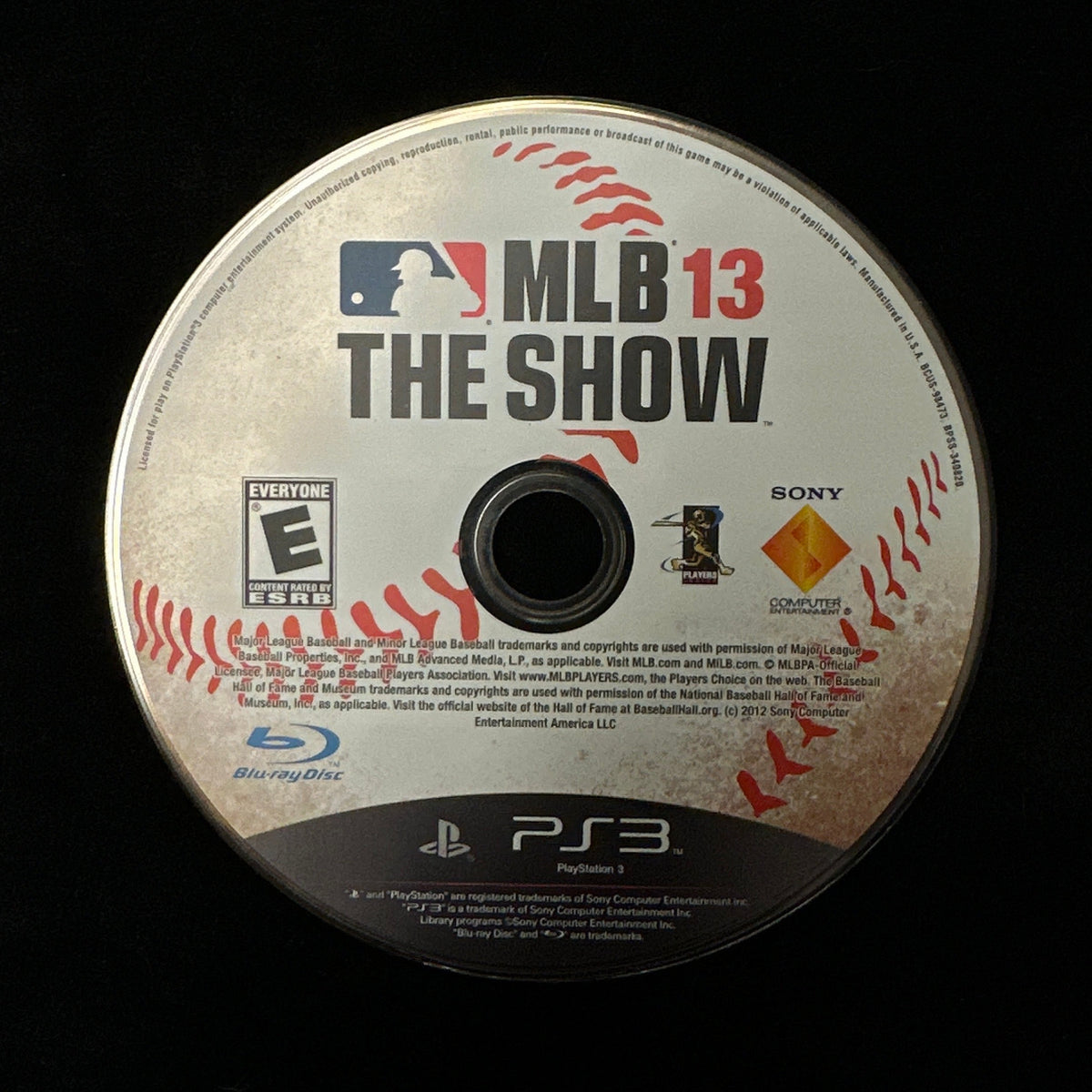 MLB 13 The Show for PS3 (loose disc)