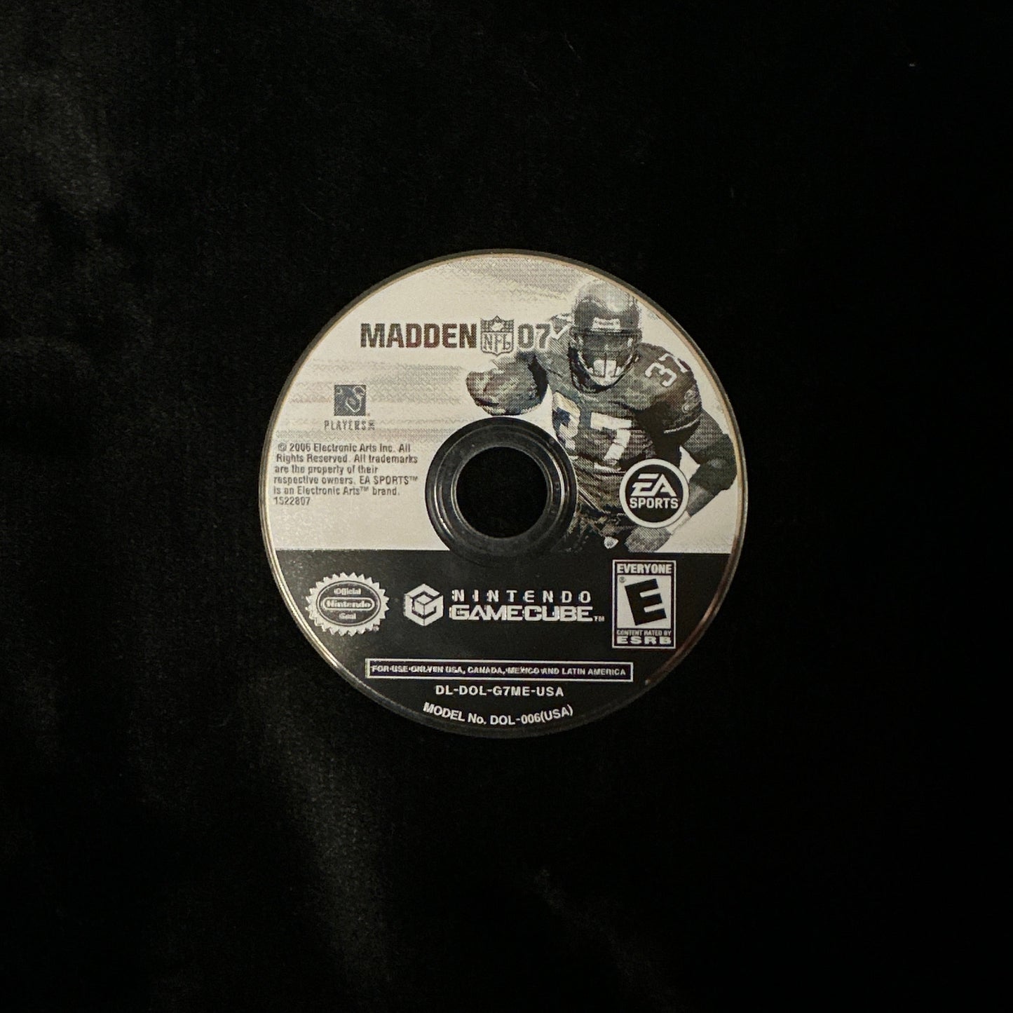 Madden 07 for Nintendo GameCube (loose disc)