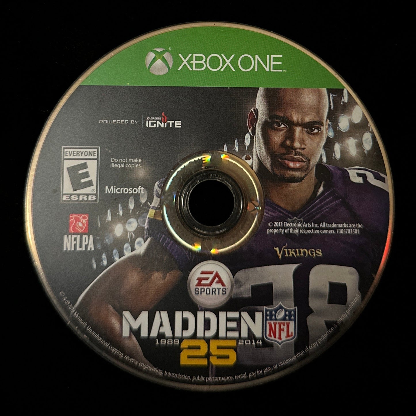 Madden NFL 25 for Xbox One (loose disc)