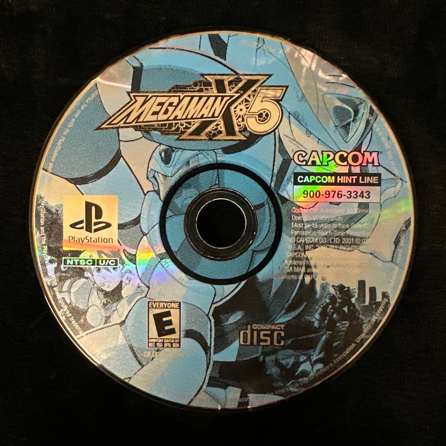 Megaman X5 for PlayStation (Loose Disc)